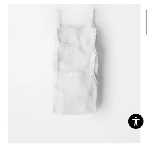 THREE-PACK OF RIBBED STRAP BODYSUITS - Oyster-white | ZARA United States