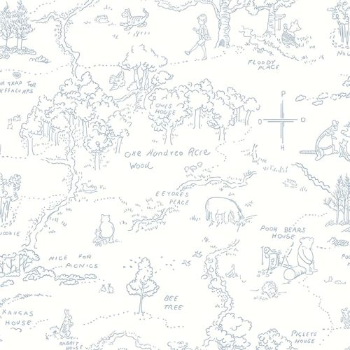 Winnie the Pooh - Peel and Stick Wallpaper