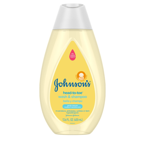 Johnson's Head-To-Toe Tearless Gentle Baby Wash & Shampoo, 13.6 fl. oz