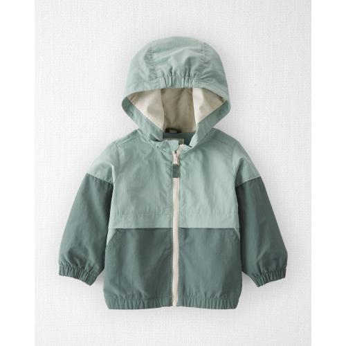 Carter's Little Planet Baby Great Outdoors Recycled Windbreaker - 12M - Style,Waterfall Green