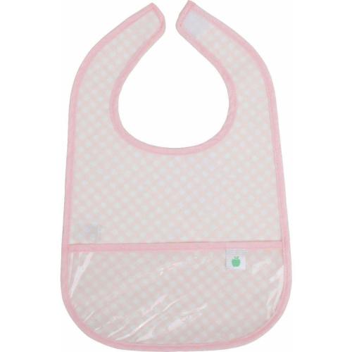 The Wipe It Bib in Pink Gingham