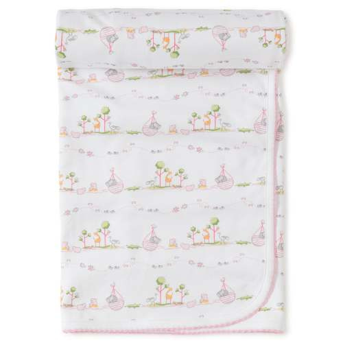 Noah's Pink Print Blanket