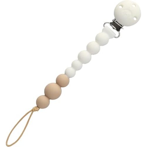 Loulou Lollipop One-piece OneC Silicone Pacifier Clip Baby Pacifier Holder
