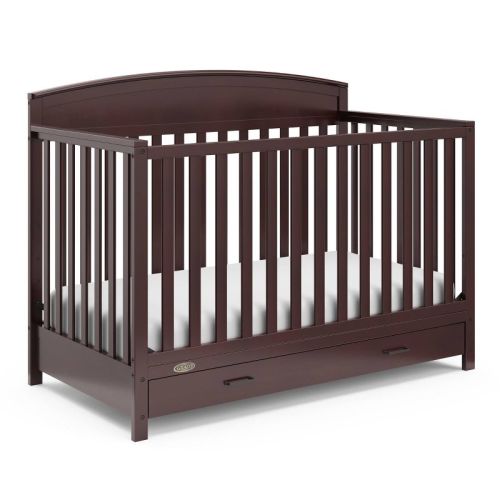 Graco Benton 5-in-1 Convertible Crib With Drawer - Espresso