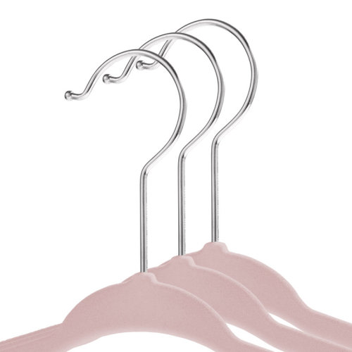 Casafield 11" Velvet Hanger for Baby Clothes & Reviews | Wayfair