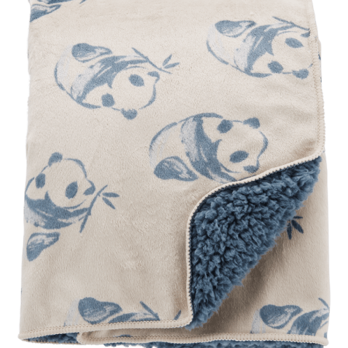 Blue Baby Panda Plush Blanket | Carter’s Oshkosh Canada