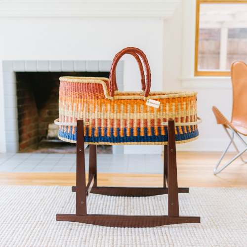 Espresso Bundle for Bilia Bassinet (Stand +Liner + Sheet) Modern