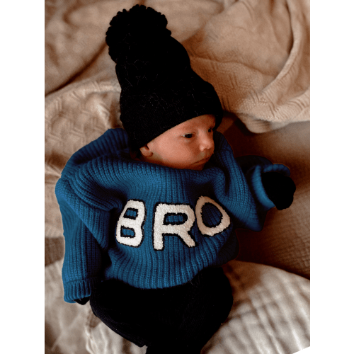 Bro Knit Sweater, Midnight