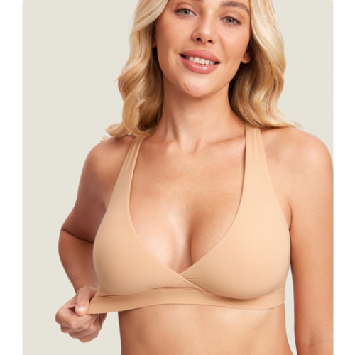 Inbarely® Crossover Racerback Nursing Bra