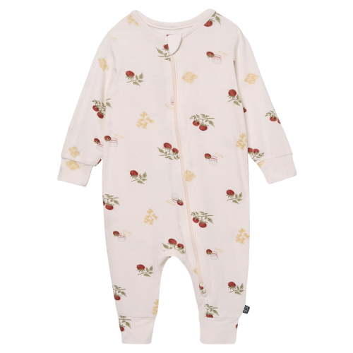 Modern Moments by Gerber Baby Neutral Super Soft Viscose Two-Way Zip Coverall, Sizes Newborn - 24 Months