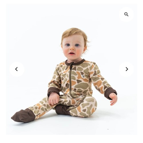 Baby Zip Up - Venado Camo – BURLEBO