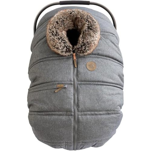PETIT COULOU Baby Car Seat Cover – Winter, 3 Season & Light Options – Warm, Breathable Protection from Cold, Wind & Rain