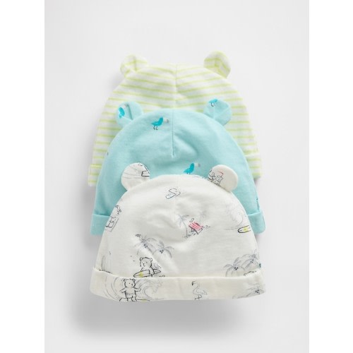 Baby First Favorites Organic Cotton Beanie (3-Pack) | Gap