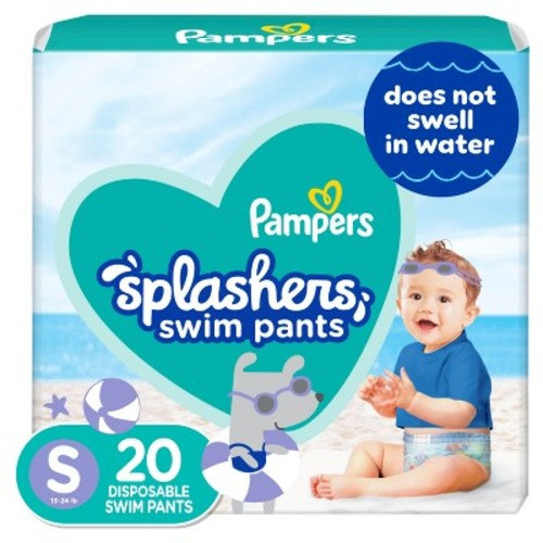 Pampers Splashers Disposable Swim Pants - (Select Size and Count), Size: Small