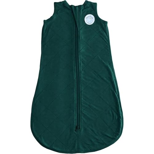 DREAMLAND BABY Bamboo Viscose Sleep Sack (12-24 Months). Ultra Soft Blanket w/ 2-Way Zipper. 97% Viscose, 3% Spandex (Forest)