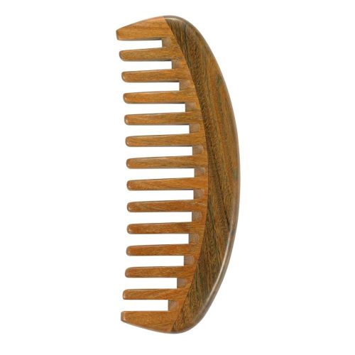 Louise Maelys Wooden Wide Tooth Comb for Curly Hair Anti-Static Sandalwood Hair Combs for Adults and Kids