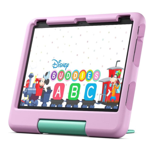 Amazon Fire HD 10 Kids tablet (newest model), ages 3-7, Parental controls, ad-free content, bright 10.1" screen, 32 GB, Pink