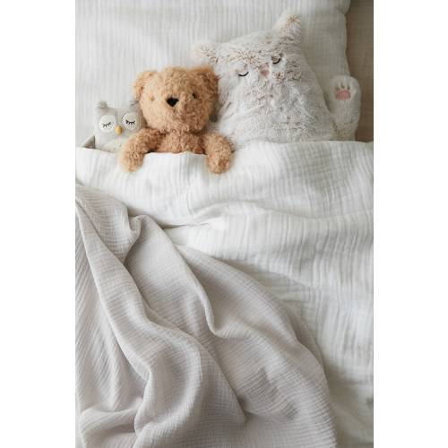 MUSLIN CRIB DUVET COVER SET