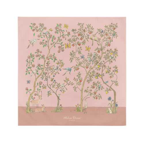 Atelier Choux Paris Baby Organic Cotton Swaddle Blanket - Bloom Pink