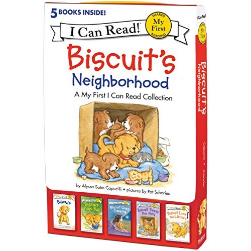 Biscuit's Neighborhood: A Box of 5 Stories for Beginning Readers and Dog Lovers (My First I Can Read)