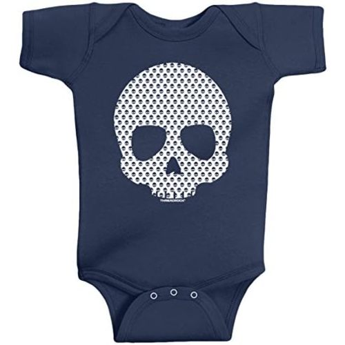 Threadrock Baby Boys' Skull Made of Skulls Infant Bodysuit