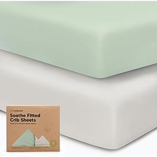 KeaBabies 2-Pack Crib Sheets - Sage