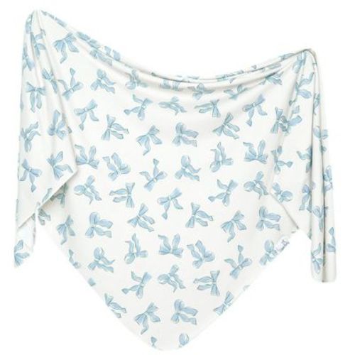 Copper Pearl Premium Swaddle Blanket - Daphne Bows