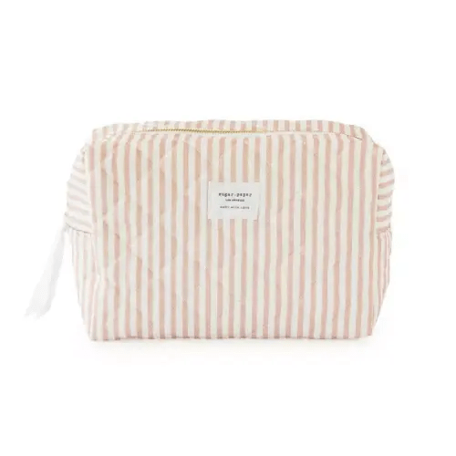 Brands We Love Rose Stripe Large Cosmetic Pouch by Janie and Jack