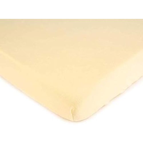 SheetWorld Fitted Pack N Play Playard Sheet Compatible with Maxi COSI Swift Play Yard 31 x 39 inches, 100% Cotton Jersey, Hypoallergenic, Butter Soft, Soft Yellow, Made in USA