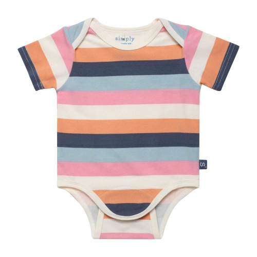 big multi stripe pink cloudstretch™ magnetic bodysuit – Magnetic Me