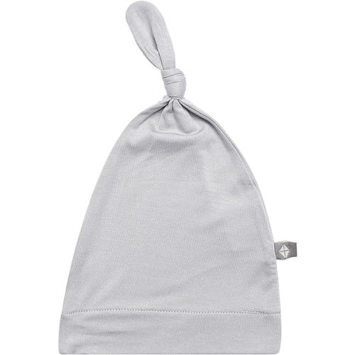 KYTE BABY Unisex Bamboo Rayon Baby Beanie Soft Knotted Cap - Storm - 0-3 Months