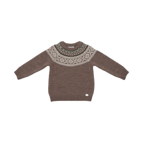 Ariel Brown Knitted Sweater