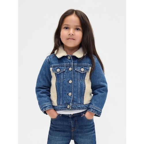 Baby & Toddler Sherpa Icon Denim Jacket
