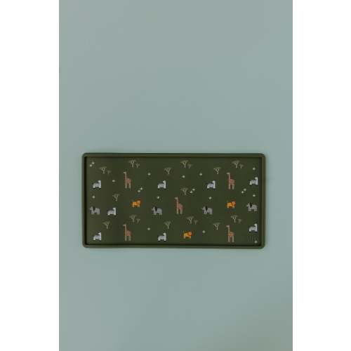 Printed Silicone Placemat Safari