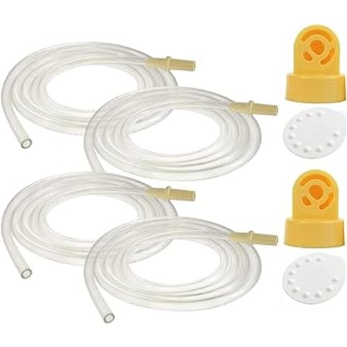 Nenesupply Tubing Compatible with Medela Pump in Style Advanced Breastpump Replacement Parts for Medela Pump Parts Incl. Tubing Valves Membranes