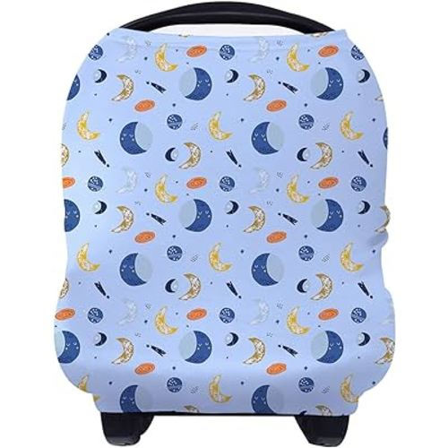 Yoofoss Nursing Cover Breastfeeding Scarf - Baby Car Seat Covers, Infant Stroller Cover, Carseat Canopy for Girls and Boys