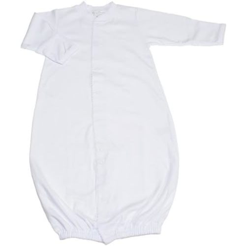 Kissy Kissy Unisex-Baby Basics White Convertible Gown