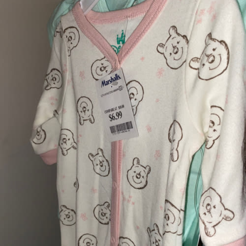 Disney Winnie the Pooh Baby Romper Boys Girls Long Sleeve One-piece Suit Jumpsuit Sizes 0/3M-18
