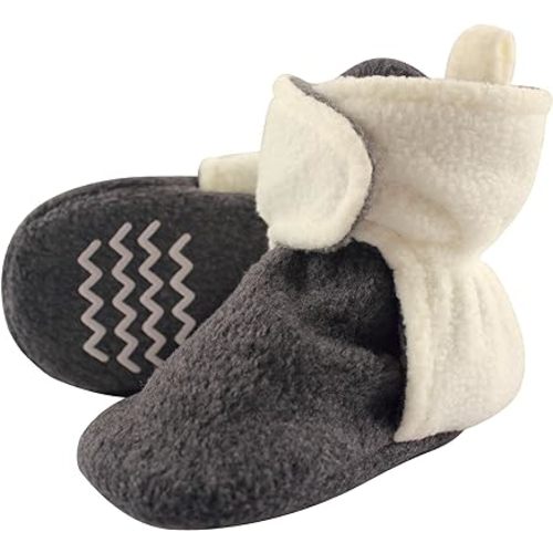 Hudson Baby Unisex-Child Cozy Fleece Booties Slipper Sock