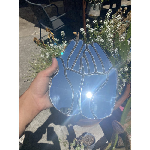 Stained Glass Open Hands