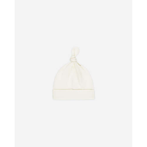 Knotted Baby Hat || Ivory