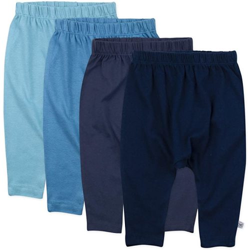 HonestBaby Multipack Harem Pants Roomy Fit Pull on Bottoms 100% Organic Cotton for Infant Baby Boys, Girls, Unisex