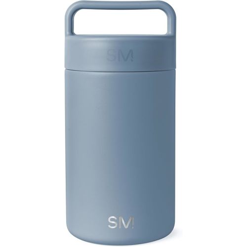 Simple Modern Food Jar for Hot Food | Reusable Stainless Steel Vacuum Insulated Leak Proof Lunch Storage for Smoothie Bowl, Soup, Oatmeal | Provision Collection | 16oz | Blue Dune