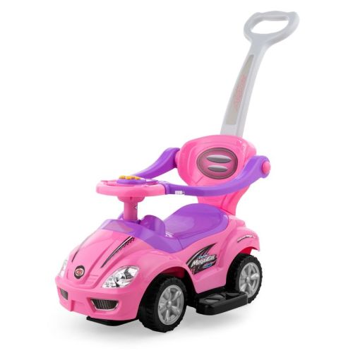 Kids 3-in-1 Push And Pedal Car