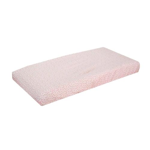 Copper Pearl Premium Knit Changing Pad Cover : Soft, Stylish, and Universal Fit for All Standard Diaper Changing Pads, Trendy Design Changing Pad Covers, Dottie - One Size