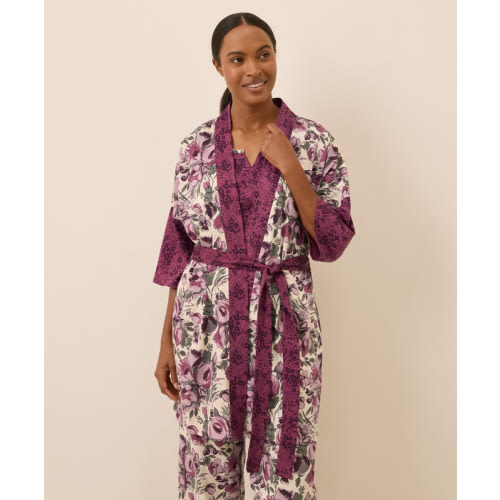 Women’s Robe: Gathered Garden Size M