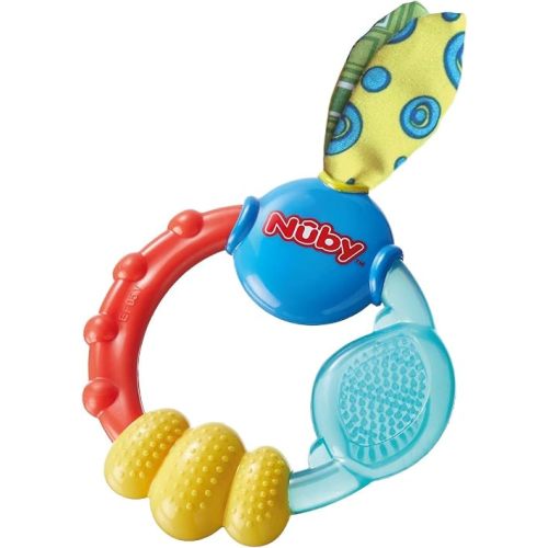 Nuby Wacky Teething Ring, Multicolor
