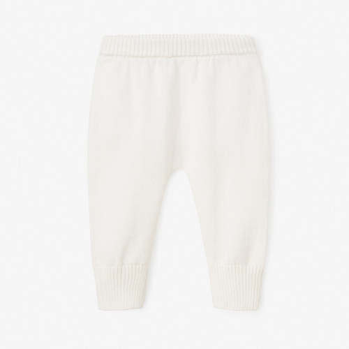 Whisper White Fine Knit Baby Pant – Elegant Baby