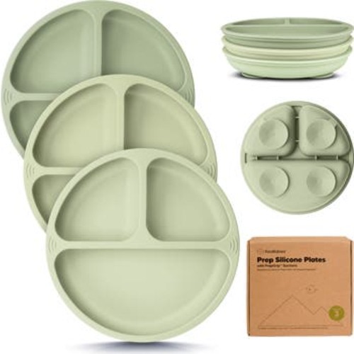 3-Pack Prep Silicone Suction Plates