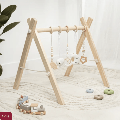 Comfy Cubs Wooden Baby Play Gym Set By Comfy Cubs | Wayfair